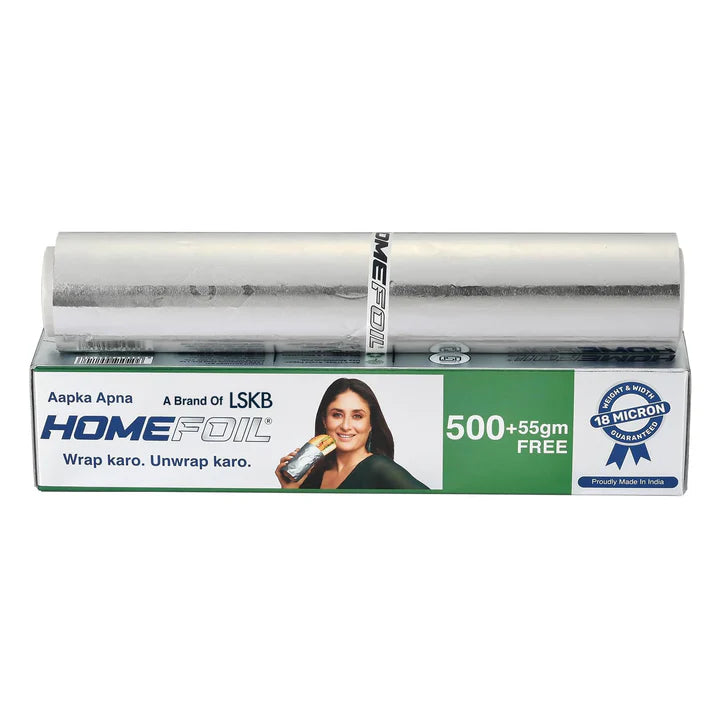 HOMEFOIL 500+55 gm Free Embossed Silver Foil