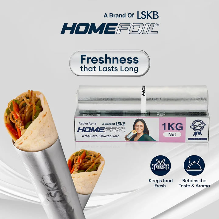 HOMEFOIL 1 Kg Net Embossed Silver Foil