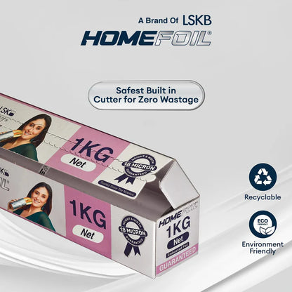 HOMEFOIL 1 Kg Net Embossed Silver Foil