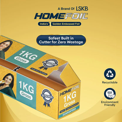 HOMEFOIL 1 Kg Gross Golden Embossed Foil