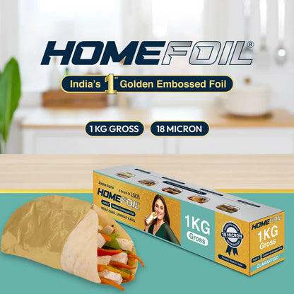 HOMEFOIL 1 Kg Gross Golden Embossed Foil