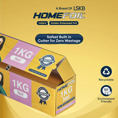 HOMEFOIL 1 Kg Net Golden Embossed Foil